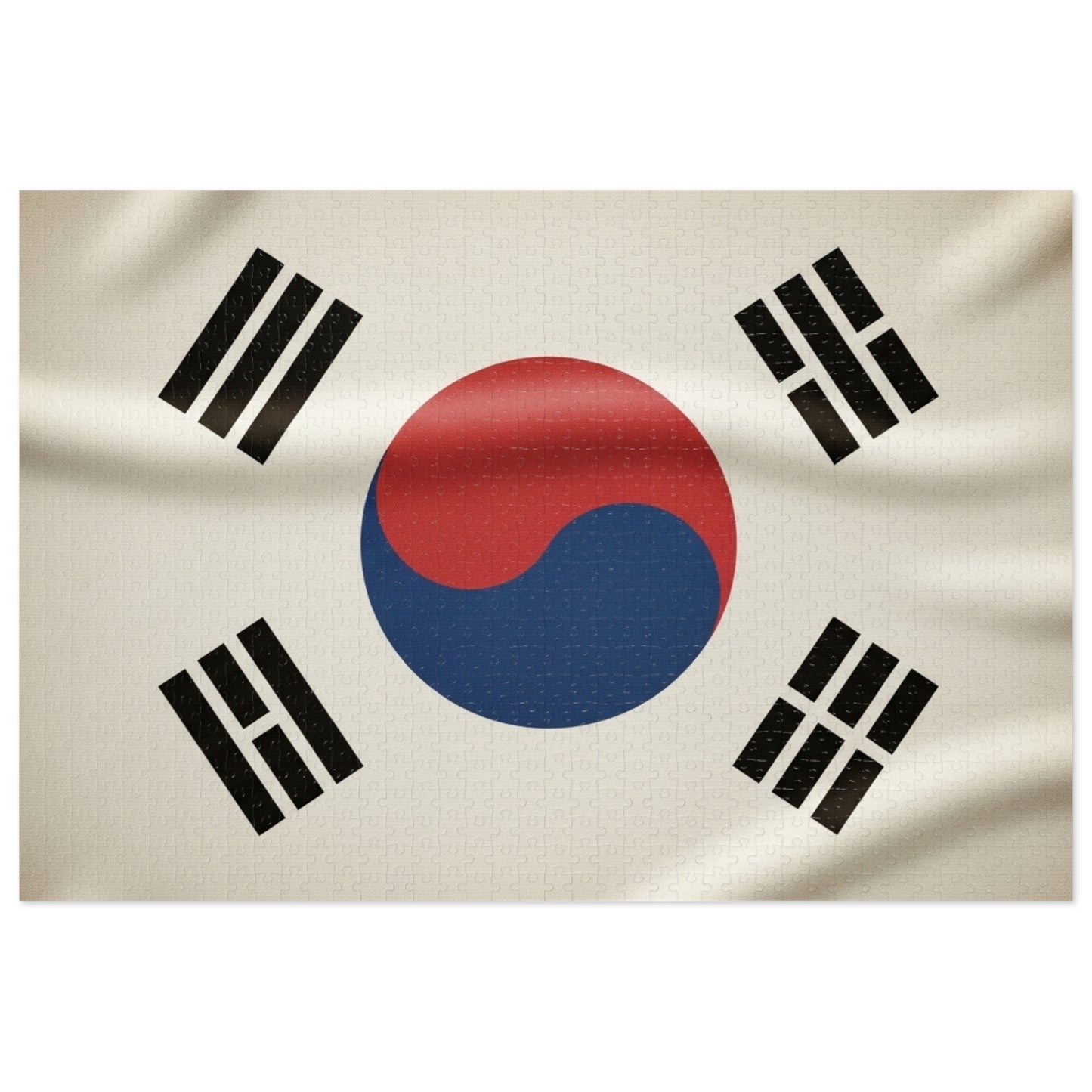 South Korea Flag Jigsaw Puzzle