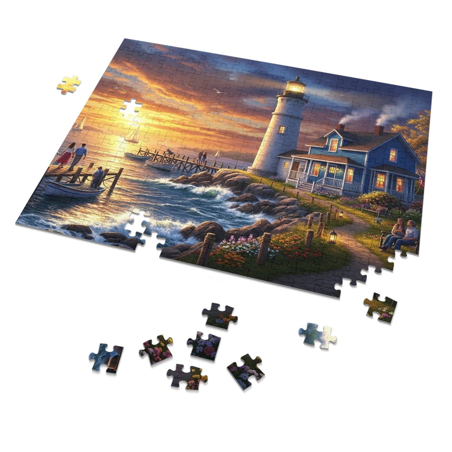 Coastal Lighthouse Jigsaw Puzzle