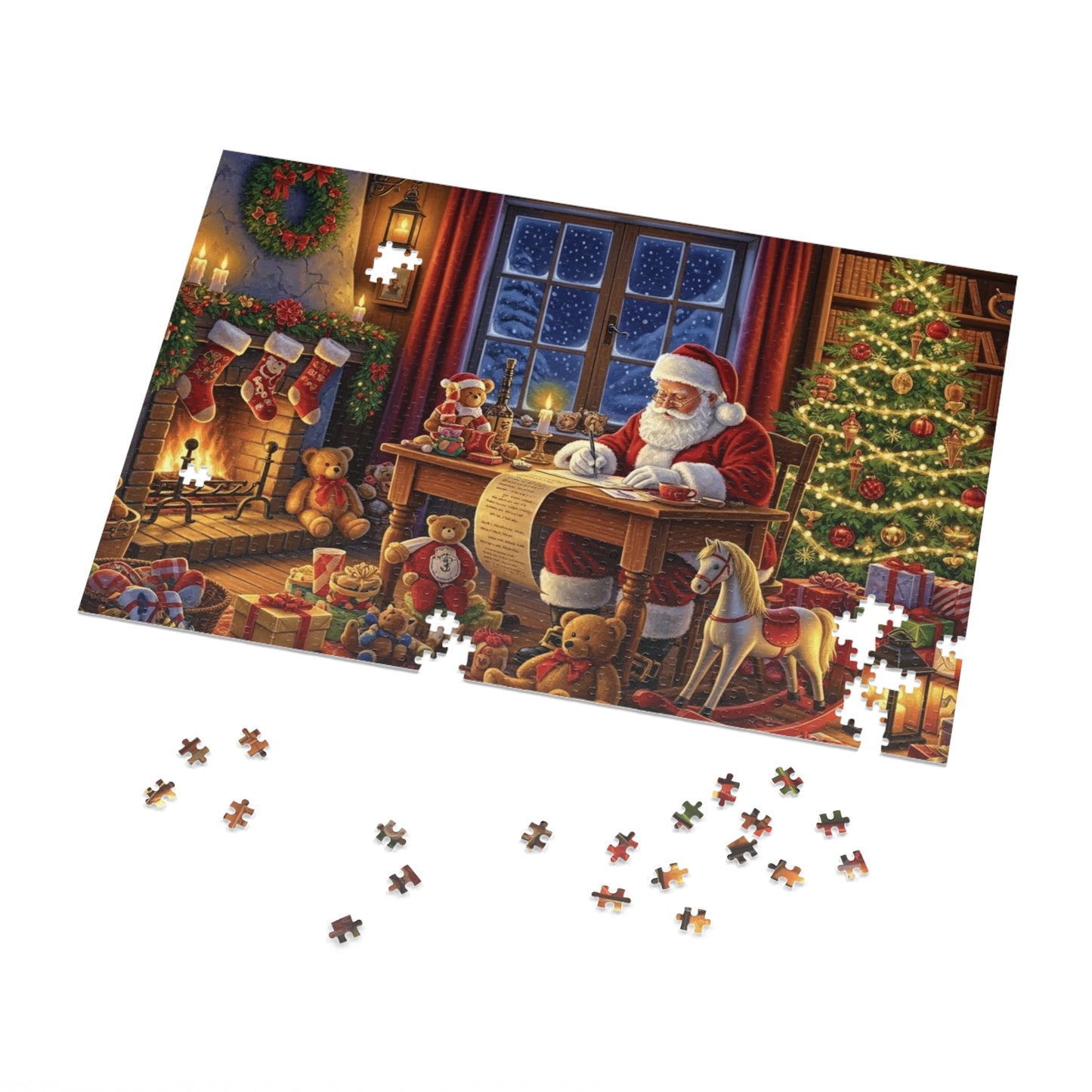 Santa’s Workshop Christmas Jigsaw Puzzle