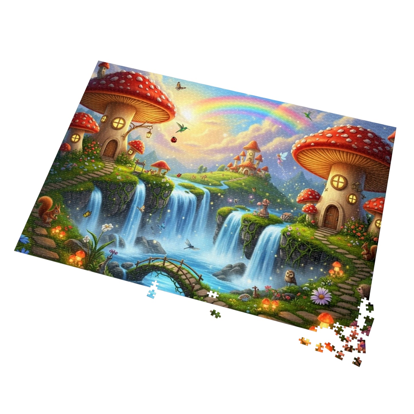 Mushroom Village Jigsaw Puzzle