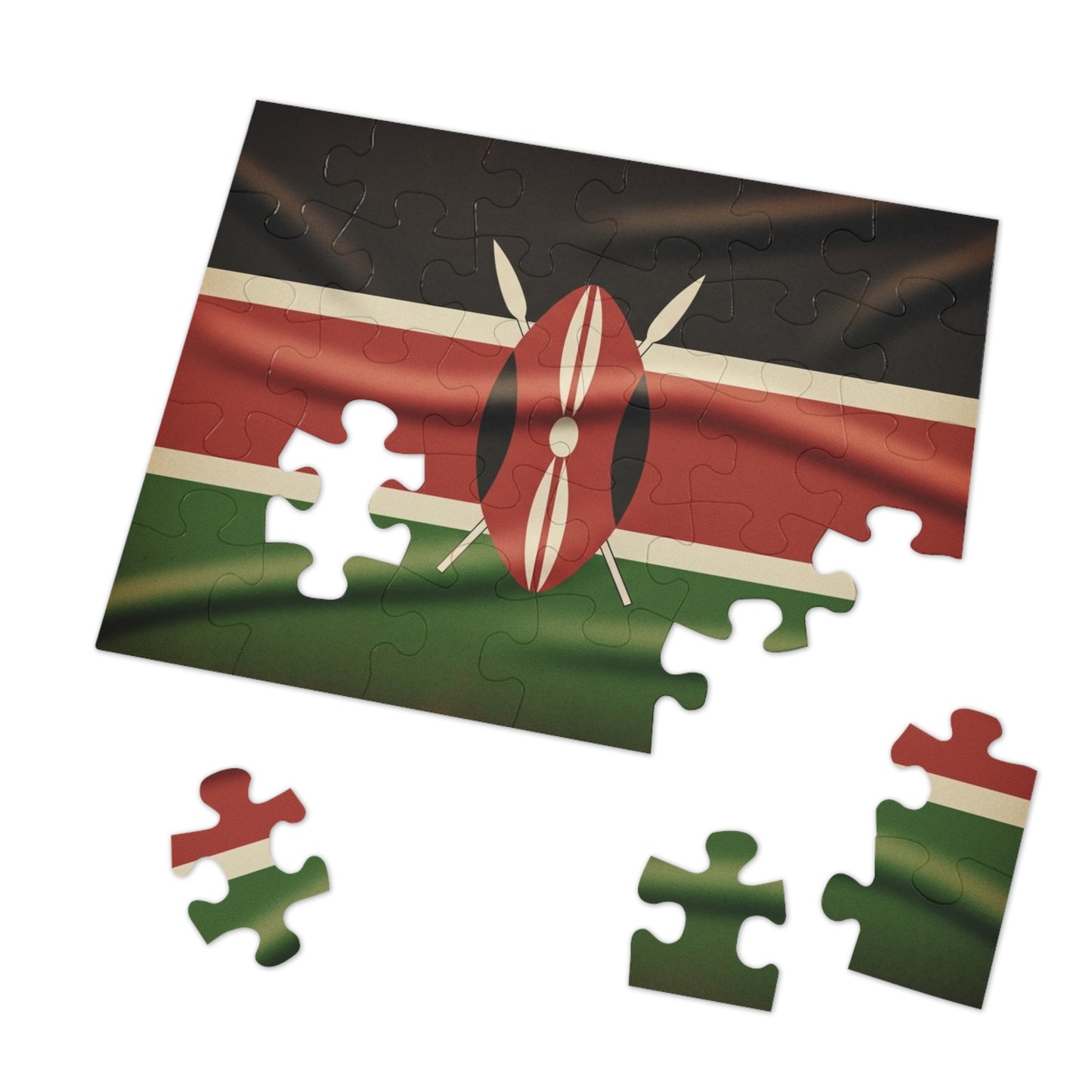 Kenya Flag Jigsaw Puzzle