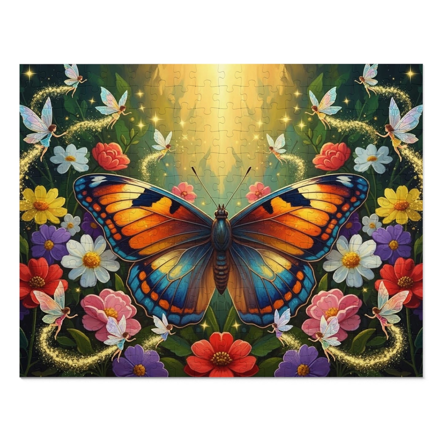 Magical Butterfly Garden Jigsaw Puzzle