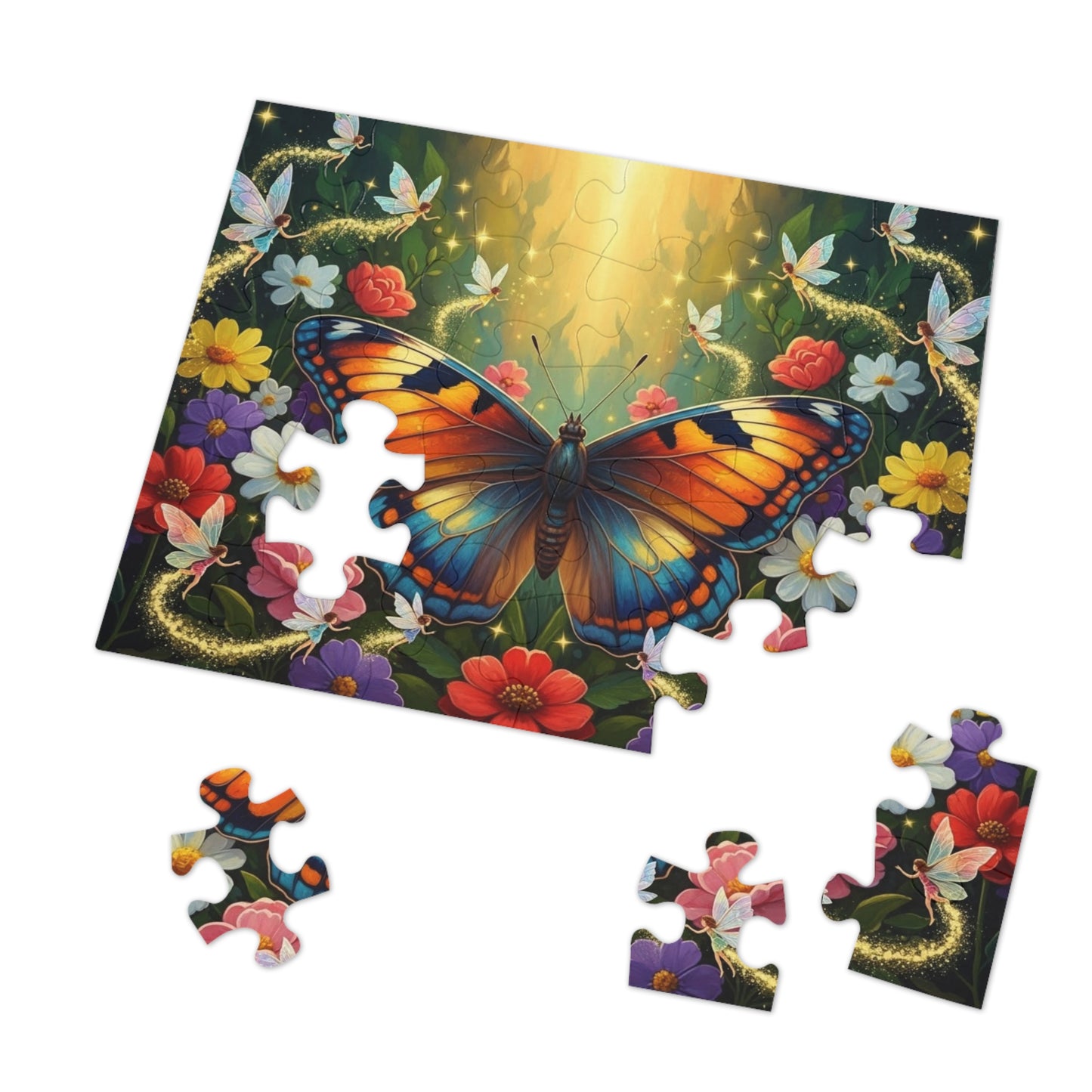 Magical Butterfly Garden Jigsaw Puzzle