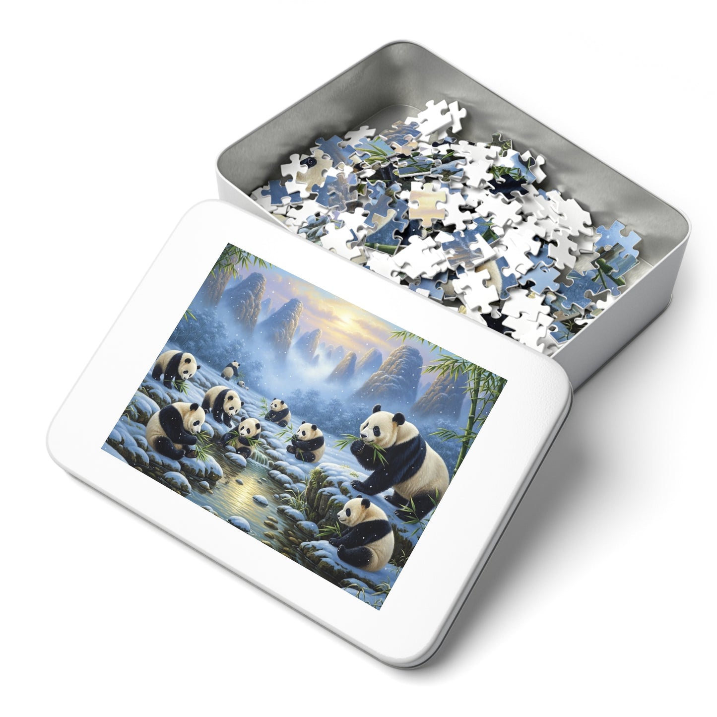 Panda Family Jigsaw Puzzle