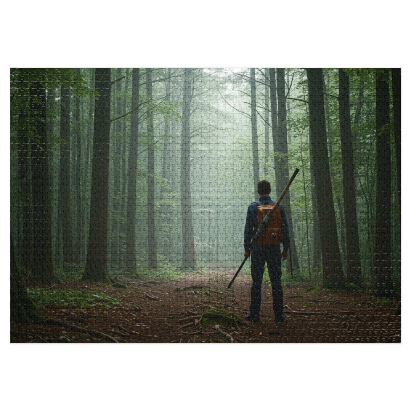 110, 252, 500, 1000, 2000 Forest Adventure Jigsaw Puzzle with Tin, Deep Forest Hike Puzzle – Explorer, Foggy Forest Trail Puzzle, Into the Forest, Explorer’s Path, Forest Silence