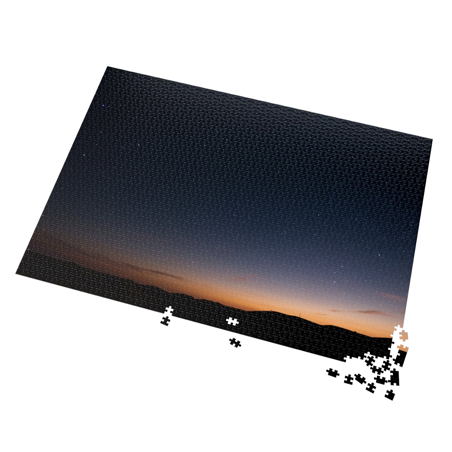 110, 252, 500, 1000, 2000 Starry Night Jigsaw Puzzle with Metal Tin, Desert Night Sky Puzzle, Stargazing Puzzle, Peaceful Landscape Puzzle