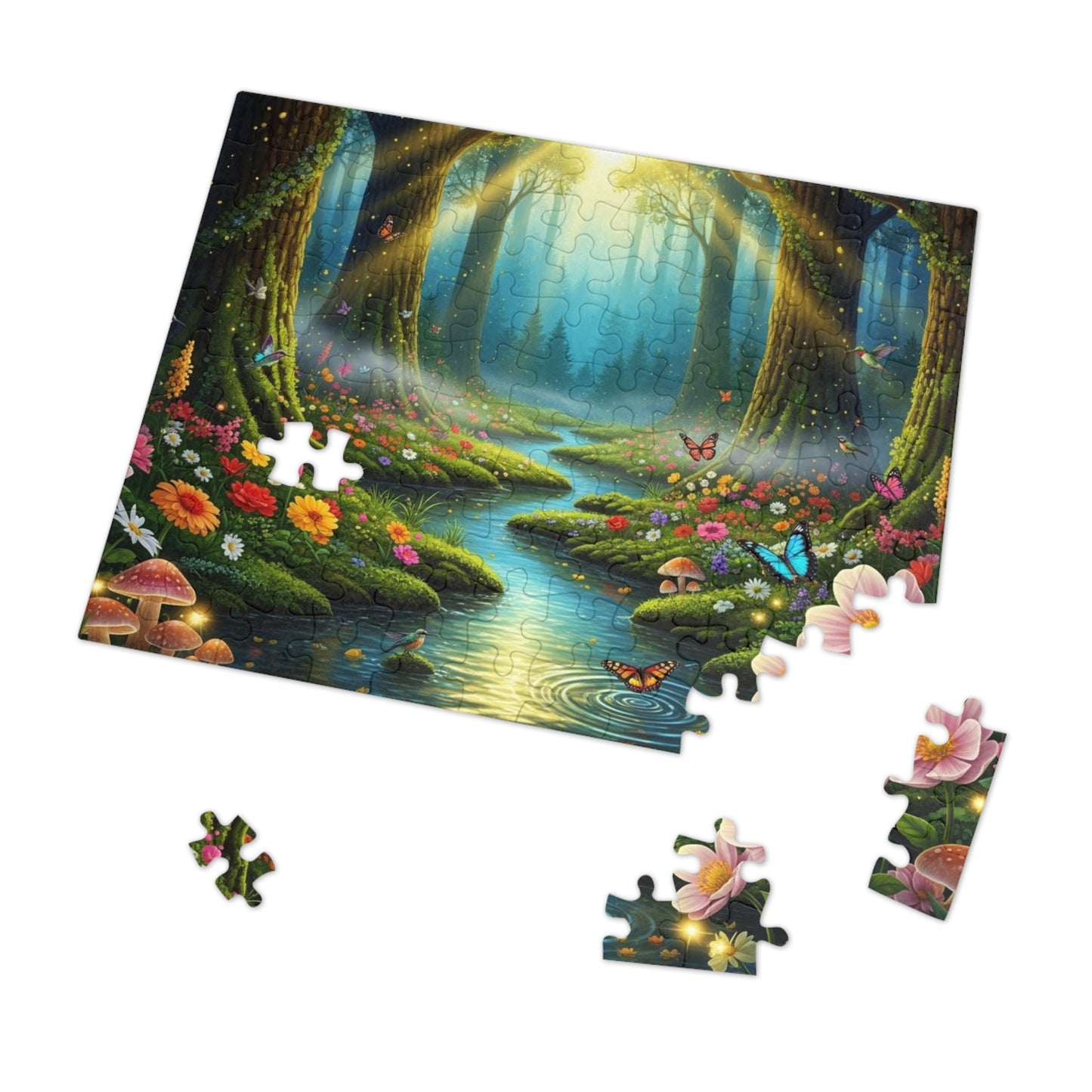 Enchanted Forest Stream Jigsaw Puzzle