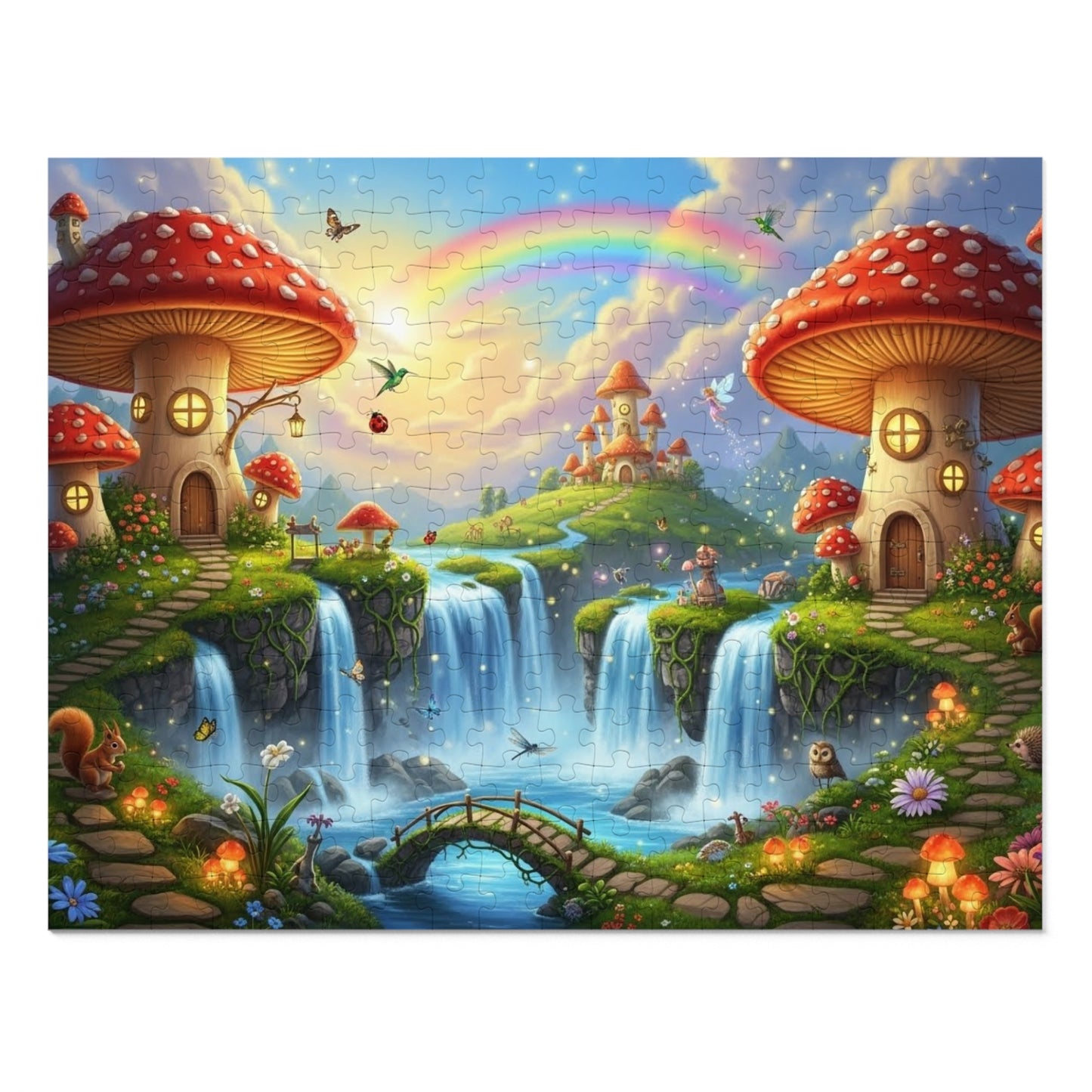 Mushroom Village Jigsaw Puzzle