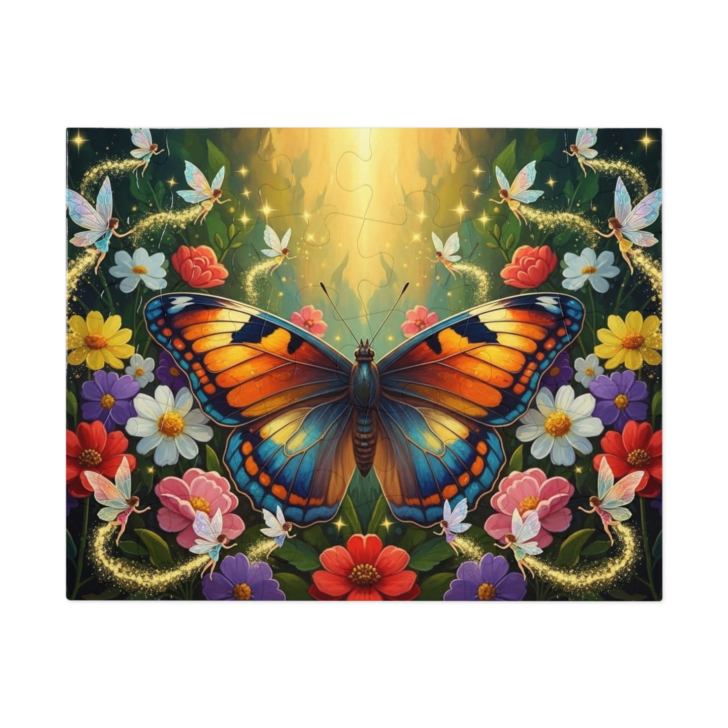 Magical Butterfly Garden Jigsaw Puzzle