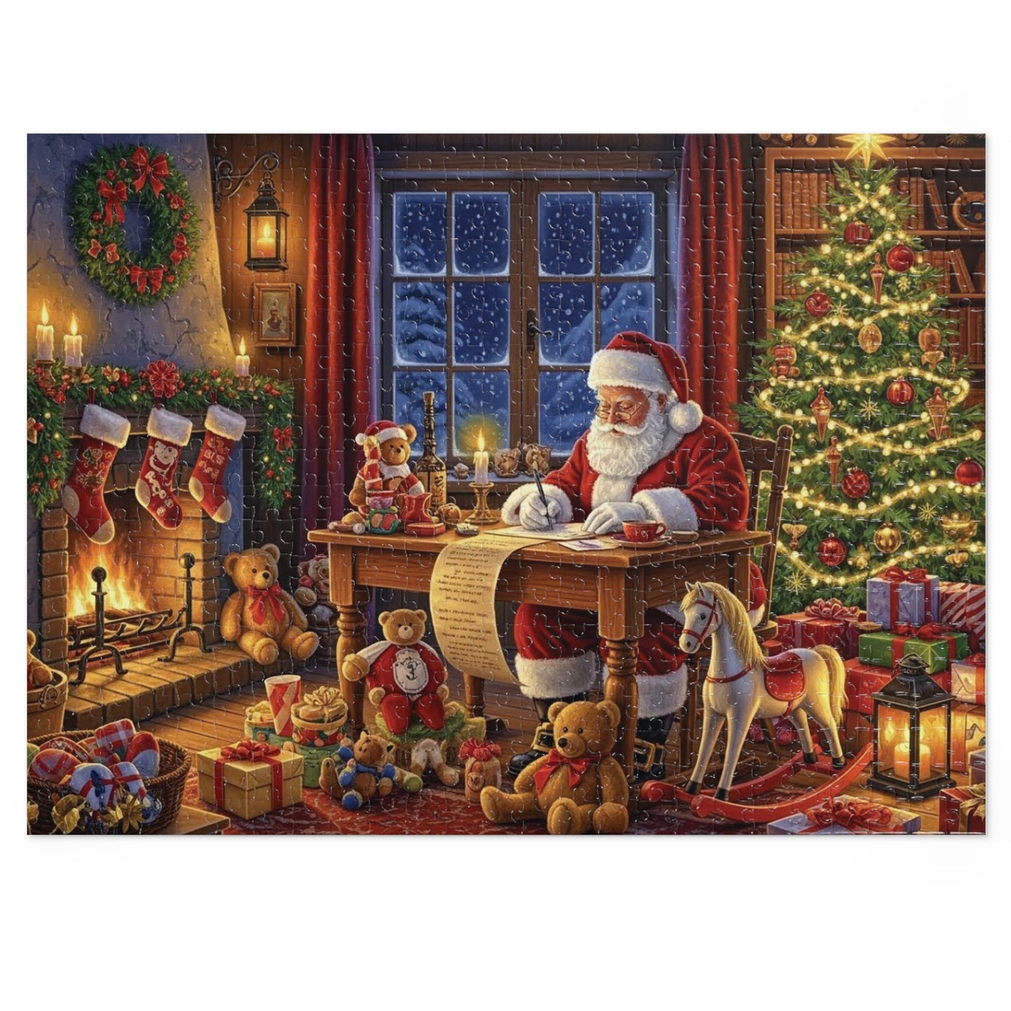 Santa’s Workshop Christmas Jigsaw Puzzle