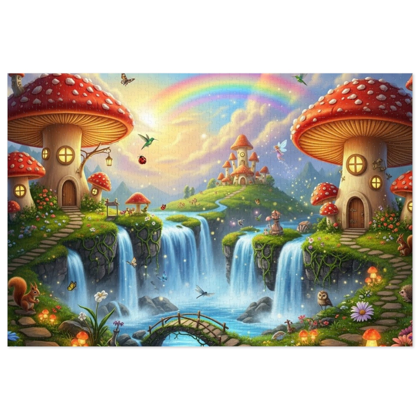 Mushroom Village Jigsaw Puzzle