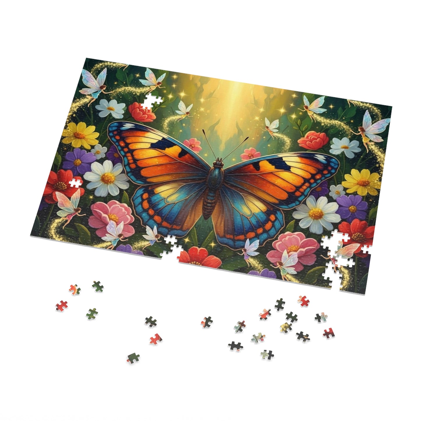 Magical Butterfly Garden Jigsaw Puzzle