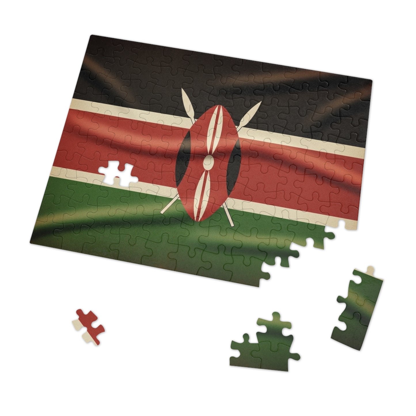 Kenya Flag Jigsaw Puzzle