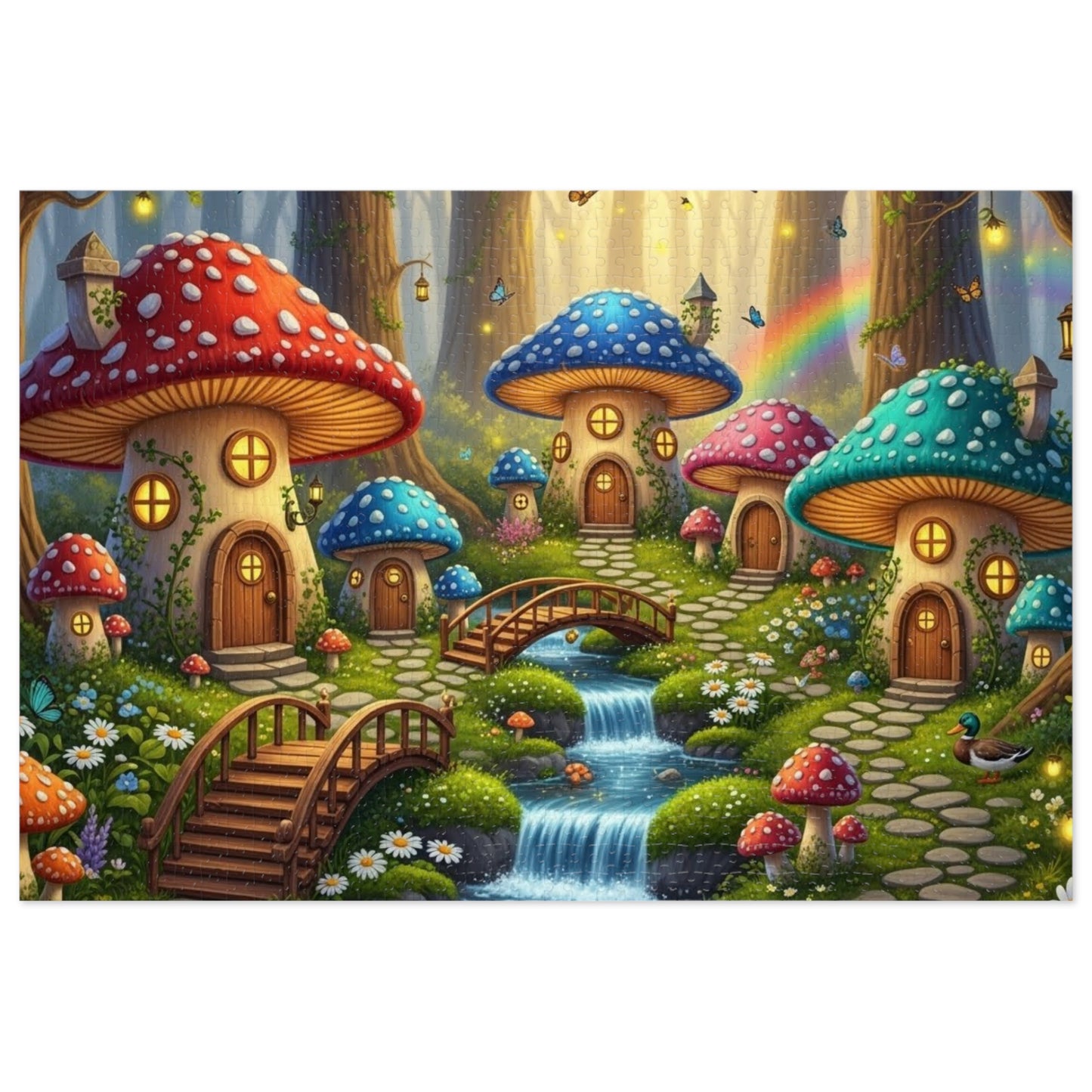 Mushroom Village Jigsaw Puzzle