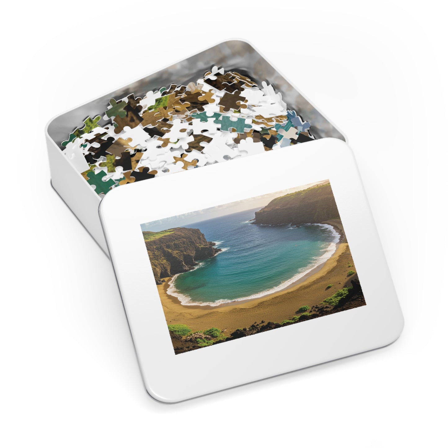 110, 252, 500, 1000, 2000 Oceanfront Escape Puzzle, Scenic Beach Jigsaw Puzzle, Golden Cove Sunset Puzzle, Tropical Beach Panorama Puzzle, Sun-Kissed Shores Puzzle