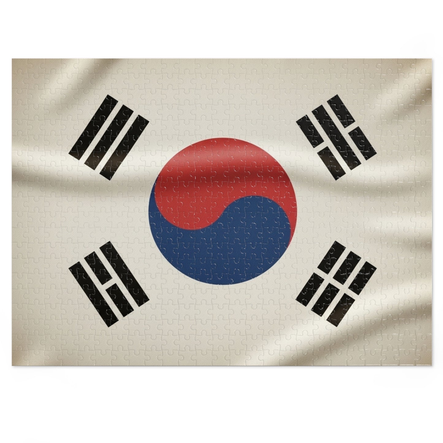 South Korea Flag Jigsaw Puzzle