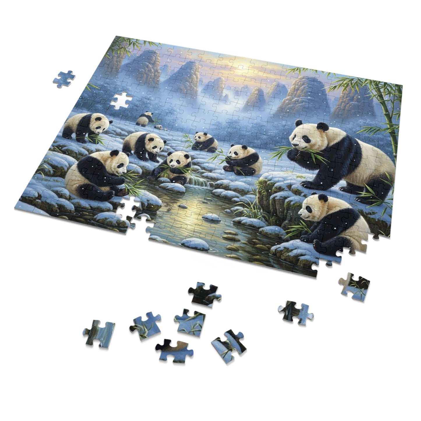 Panda Family Jigsaw Puzzle