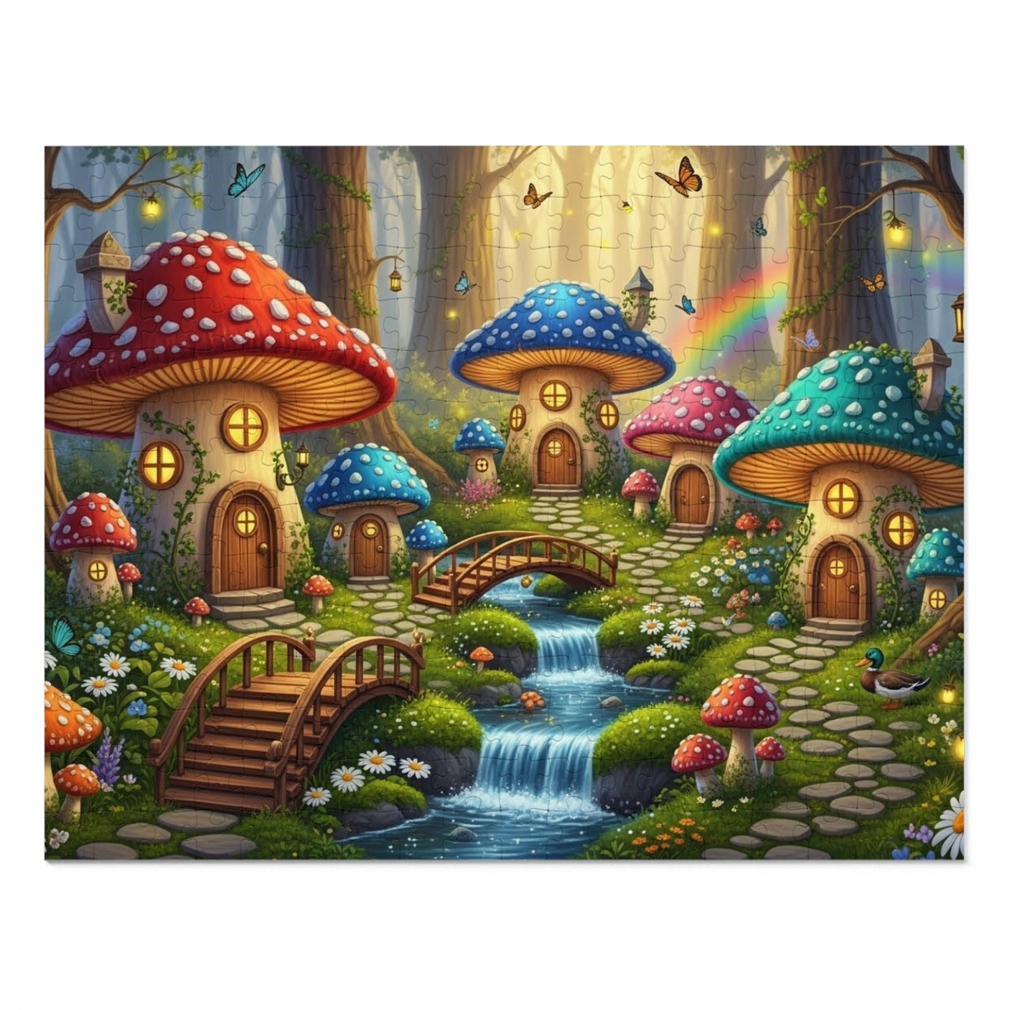 Mushroom Village Jigsaw Puzzle