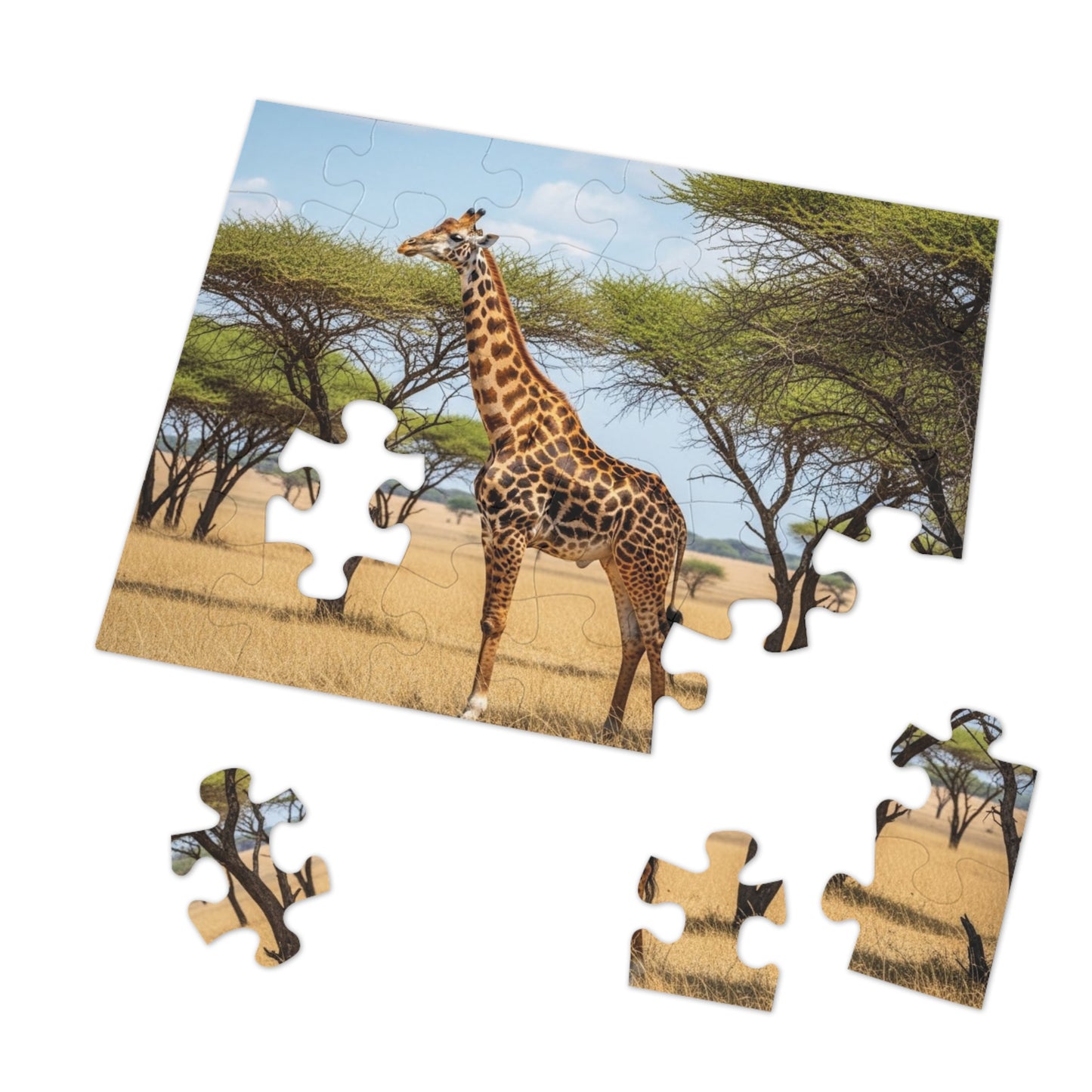 Giraffe Savannah Jigsaw Puzzle
