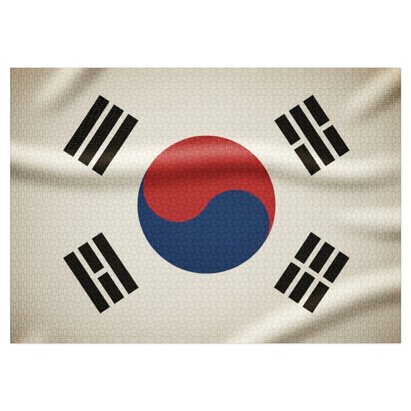 South Korea Flag Jigsaw Puzzle