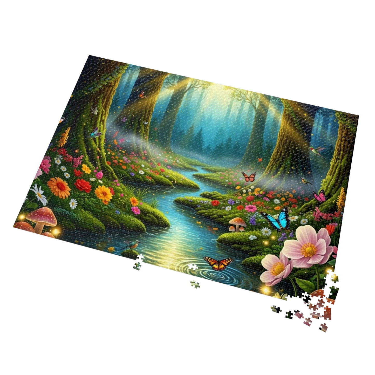 Enchanted Forest Stream Jigsaw Puzzle