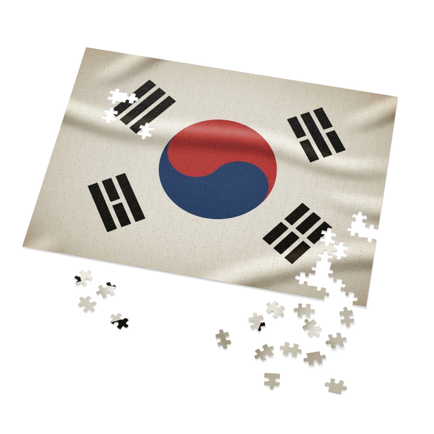 South Korea Flag Jigsaw Puzzle