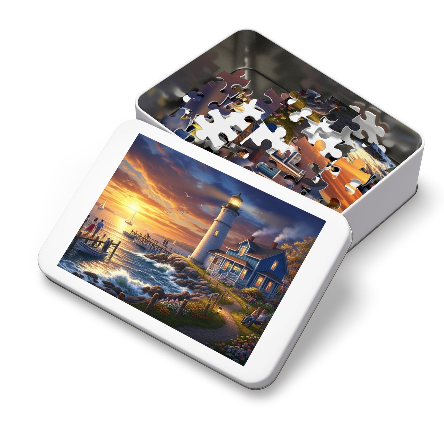 Coastal Lighthouse Jigsaw Puzzle