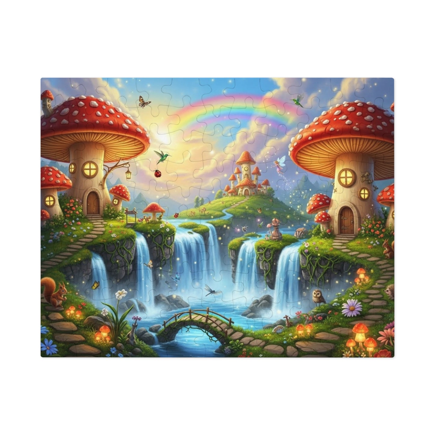 Mushroom Village Jigsaw Puzzle